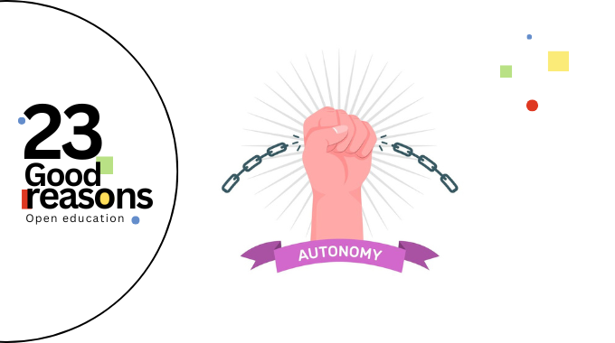 Illustration for the reason "Encouraging autonomy"