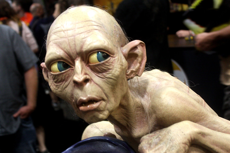 Une statue de Gollum à l'exposition Comic-Con à San Diego en 2012.