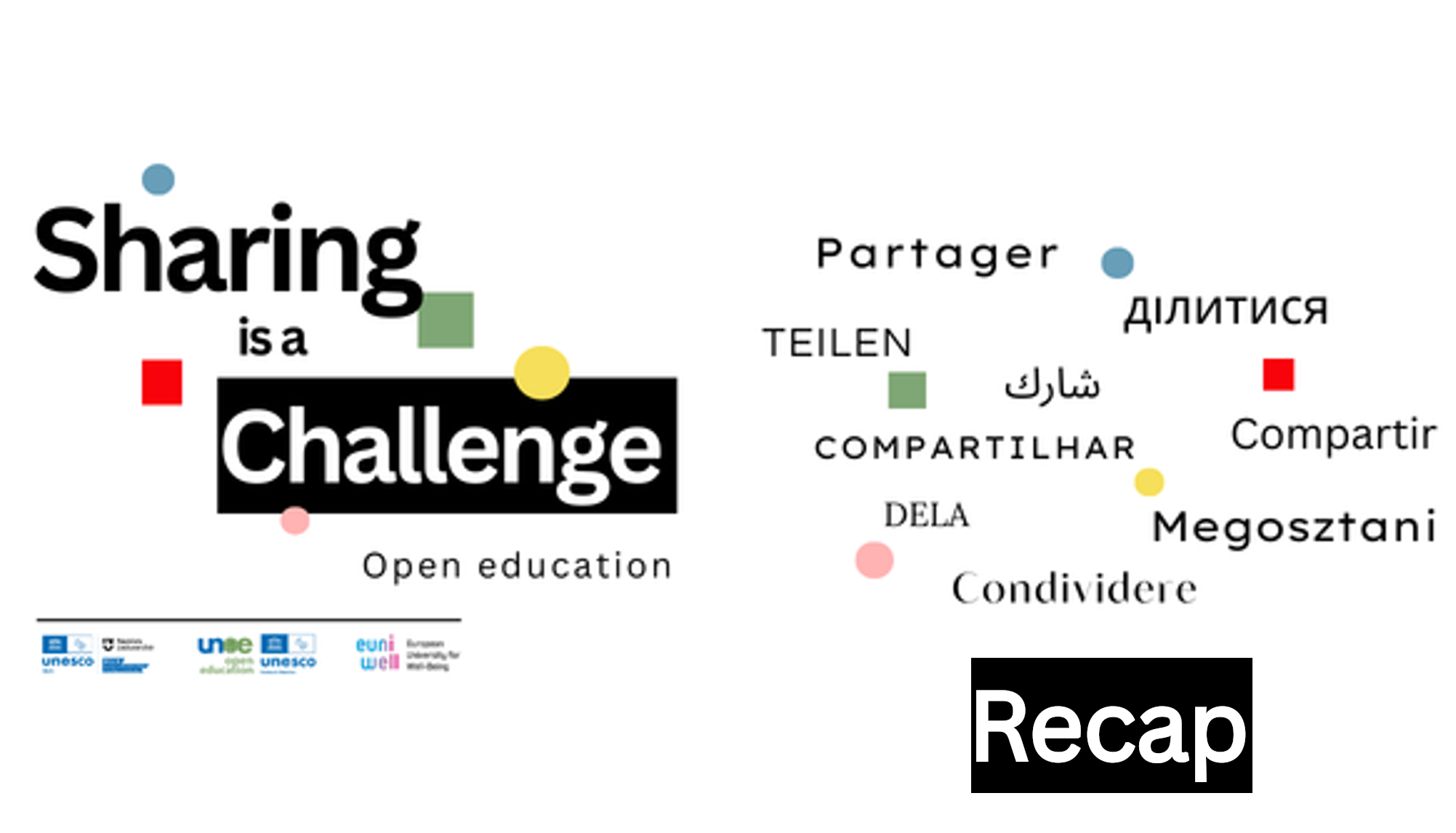 « Partager est un défi »: le récap